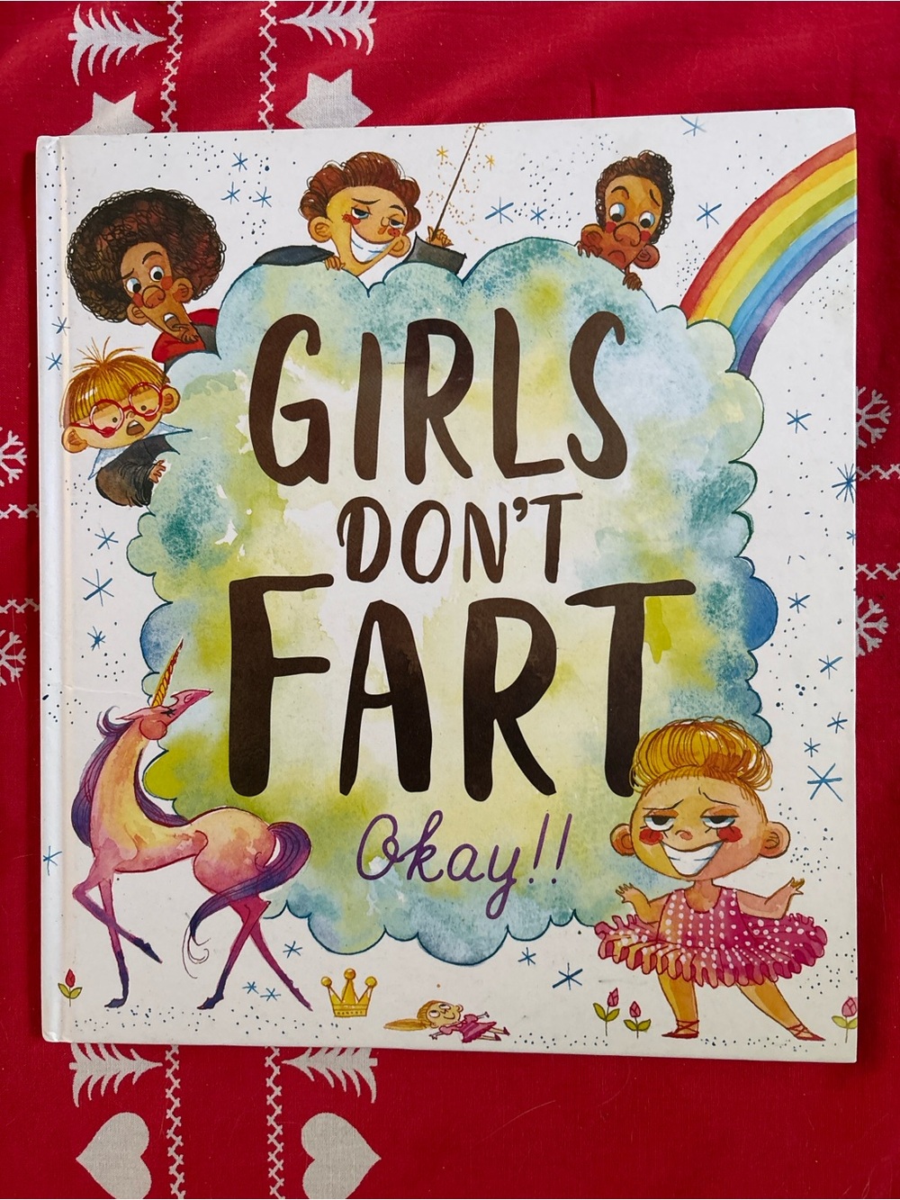 Girls Don't Fart Okay!! - Colorful Illustrated Kids Book